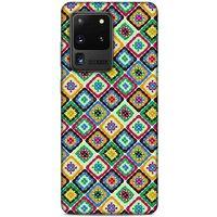 Ethnic Culture (15) Samsung Galaxy S20 Ultra Kılıf Silikon Kapak Desenli