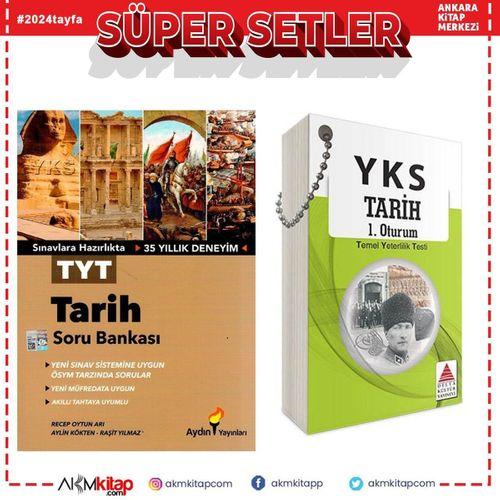 Aydın TYT Tarih Soru ve Delta Tarih Kartı Seti 2 Kitap
