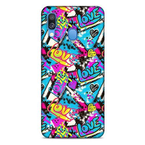 Graffitix (23) Desenli Silikon Kapak Samsung Galaxy A40 Kılıf