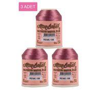 3 Adet Altınbaşak Oya ve Dantel İpi 20 gr - Royaleks - No: 186