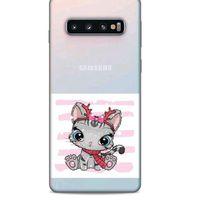 Zoologix (67) Samsung Galaxy S20 Şeffaf Kılıf Silikon Desenli