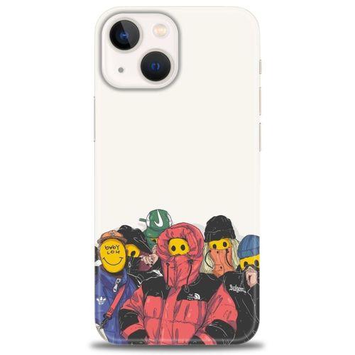 iPhone 13 Mini Kılıf HD Baskılı Kılıf - Adamlar + Tam Ekran Koruyucu