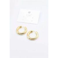 Metal Halka Küpe 2cm - Altın