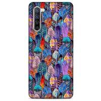 Oppo Reno 3 Pro 5g Uyumlu Kılıf Mor Delisi (48) Bumper Kılıf Tüğler