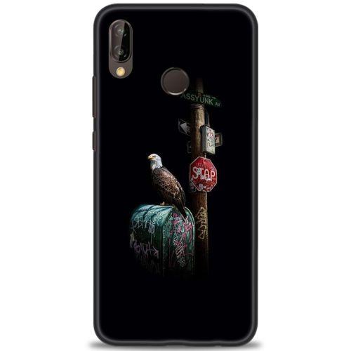 Huawei P20 Lite Kılıf HD Baskılı Kılıf - Guardian + Tam Ekran Koruyucu