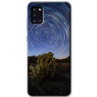 Galaxy A31 Kılıf HD Desen Baskılı Arka Kapak - Eclipse Sky + Kırılmaz Cam