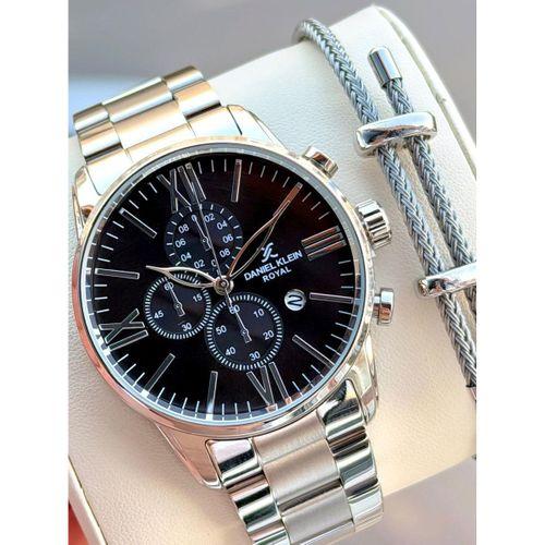 Daniel Klein İtalyan Tasarım Bileklik Hediyeli 2 Yıl Garantili 3 Atm Erkek Kol Saati K.KN.10984.2