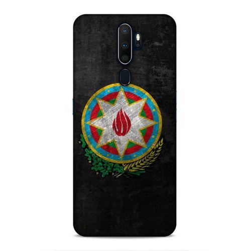 Oppo A5 2020 Uyumlu Kılıf Azarbaijan (39) Liquid Crystal Kılıf Amblem