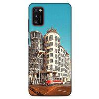 Lopard Samsung Galaxy A41 Uyumlu Kılıf Dünya Mimarisi (35) Fit Design Kılıf