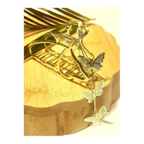 Monalisa Home 8 cm Lüks Gösterişli Renkli Metal Kıstırma Toka