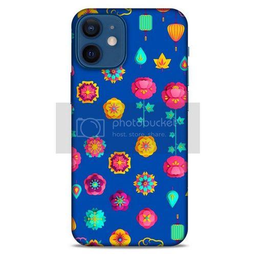 Origami Lacivert Apple iPhone 12 Mini Kılıf
