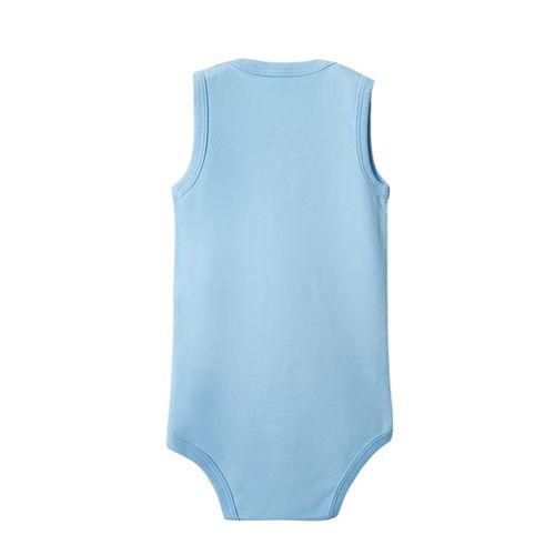 Mavi Askılı Body Zıbın 2-7 YAŞ Çocuklar İçin (1 ADET) Alttan Çıtçıtlı Özel Gereksinimli