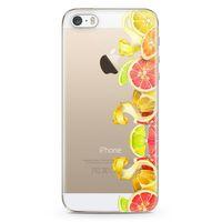 Apple iPhone 5s Kılıf Turunçgiller Arka Kapak Koruma Desenli Full Koruyucu