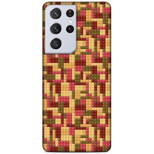 Lopard Samsung Galaxy S21 Ultra Uyumlu Kılıf BloX (47) Crystal Flex Kılıf Kırmızı