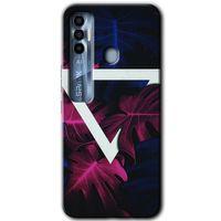 Tecno Spark 7 Pro Kılıf HD Desen Baskılı Arka Kapak - Mekanik Yaprak + Kırılmaz Cam