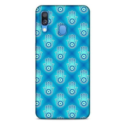 Nazarium (7) Desenli Silikon Kapak Samsung Galaxy A40 Kılıf