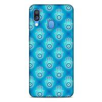Nazarium (7) Desenli Silikon Kapak Samsung Galaxy A40 Kılıf