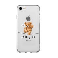 iPhone 7 Take Risk Premium Şeffaf Silikon Kılıf