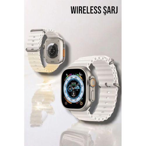 Bluetooth Bağlantılı 49mm Dokunmatik Akıllı Saat Sağlık Ve Spor Takip Özellikli