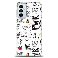 Samsung Galaxy M13 Kılıf HD Baskılı Kılıf - Power Girl + Tam Ekran Koruyucu