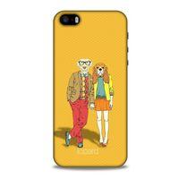 Apple Iphone 5 Kılıf FunnyMaX (13) Silikon Kap Turuncu