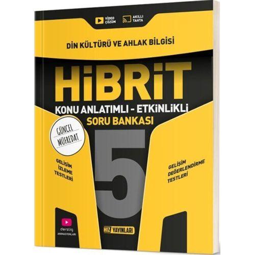 5. Sınıf Din Kültürü ve Ahlak Bilgisi HİBRİT Konu Anlatımlı Etkinlikli Soru Bankası Hız Yayınları