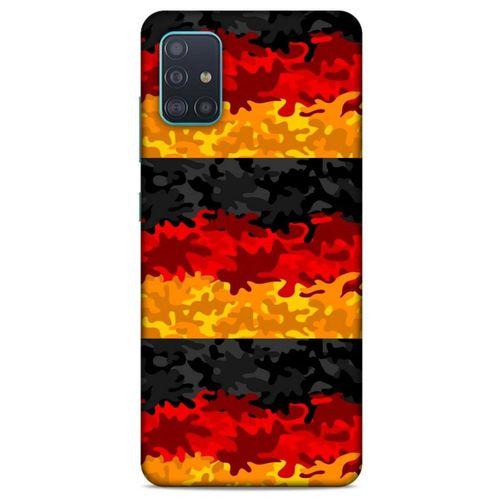 Samsung Galaxy A51 Kılıf Almanya (11) Tam Koruma Bayrak