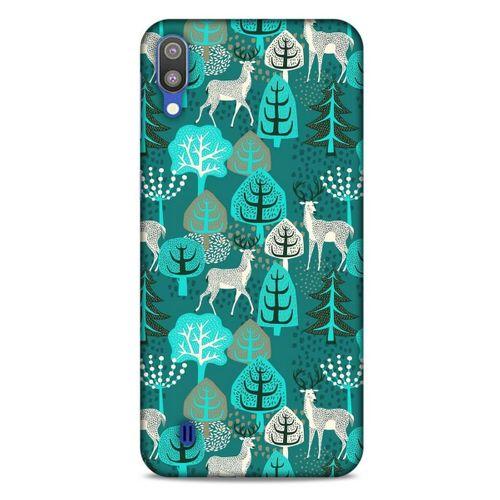 Samsung Galaxy M10 Kılıf Snowix (32) Soft Silikon Kılıf Turkuaz Beyaz