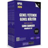 2026 KPSS Genel Yetenek Genel Kültür Tamamı Çözümlü Soru Bankası Seti Pegem Yayınları