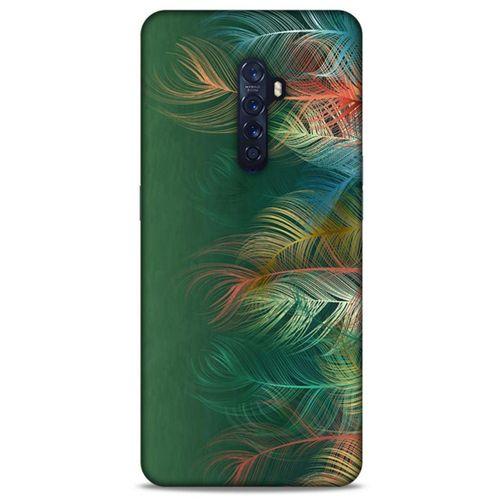 Oppo Reno 2 Kılıf Desenli Özel Seri Tüyler (31) TPU Kılıf