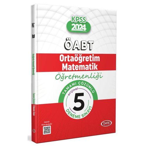 2024 ÖABT Ortaöğretim Matematik Öğretmenliği Tamamı Çözümlü 5 Deneme Data Yayınlar