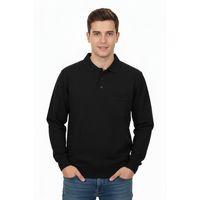 Erkek Polo Yaka Cepli Selanik Sweatshirt Regular Kalıp BGL-ST04872
