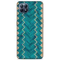 Lopard Huawei P40 Lite Uyumlu Kılıf Wood'X (36) Glitter Kılıf Desenli