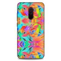 Xiaomi Pocophone F1 Kılıf Desenli Özel Seri Tüyler (32) Soft Silikon Kılıf