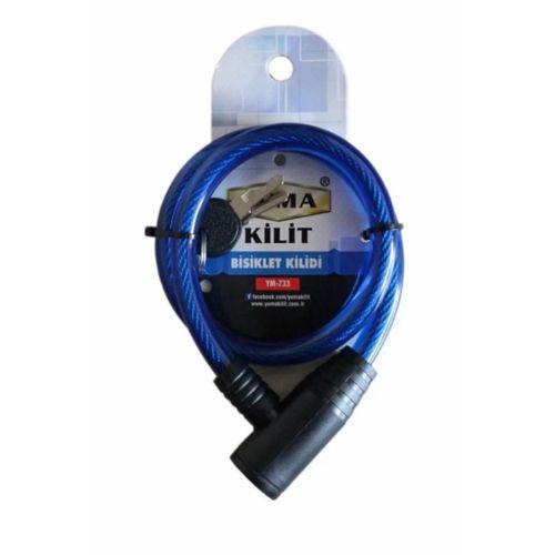 Yuma Ym-733 Mavi 65 Cm Bisiklet Kilidi