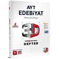 AYT Edebiyat Video Destekli Defter 3D Yayınları