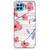 Oppo Reno 4 Lite Kılıf Japonya (26) Tpu Silikon Kılıf Japon Kiraz Çiçekleri