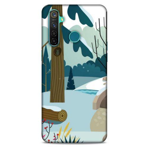 Oppo Realme 5 Pro Kılıf Snowix (17) Tasarım Kılıf Yeşil