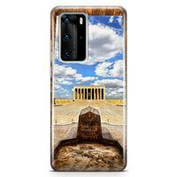 Huawei P40 Pro Kılıf Anıtkabir Perspektif Arka Kapak Koruma Desenli Full Koruyucu
