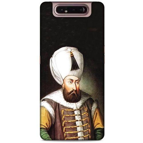 Samsung Galaxy A80 Uyumlu Kılıf Ottoman (25) Antişok Kapak I. Ahmed