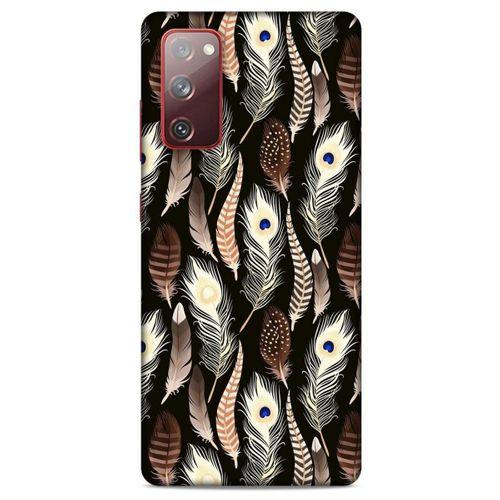Samsung Galaxy S20 Fe Kılıf Desenli Özel Seri Tüyler (8) Baskılı Kılıf