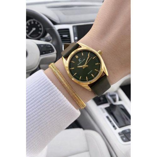 Daniel Klein Deri Kordonlu 2 Yıl Garantili 3 Atm Suya Dayanıklı Kadın Kol Saati+Bileklik BD.14274.3