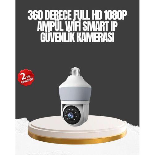 Gece Görüşlü Mobil Uygulamalı Akıllı Ampül Kamera