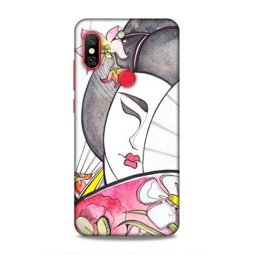 Xiaomi Redmi Note 6 Pro Uyumlu Kılıf Face'X 13 Silikon Kap Geyşa