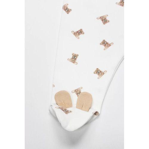 Bistyle I Am So Bear Patikli Tek Alt 16105 Bej Ekru