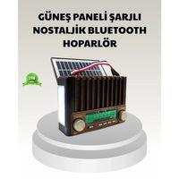 Güneş Enerjili Taşınabilir Hoparlör Ktf-1428 Bluetooth Radyo Usb Sd Kart Destekli