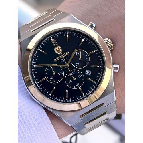 Raymond Nişan Ve Damatlara Özel Çelik Kordon 2 Yıl Garantili 5 Atm Erkek Kol Saati+Bileklik RMD.14