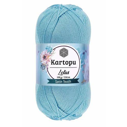 1 Adet Lotus Bikini Büstiyer Bluz Örgü İpi K537 Bebe Mavi