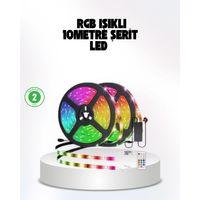Müziğe Duyarlı Renkli Smart Şerit Led Işık Usb Bağlantılı Ambiyans Aydınlatma