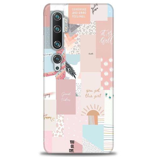 Xiaomi Mi Note 10 Pro Kılıf HD Baskılı Kılıf - Girl + Tam Ekran Koruyucu